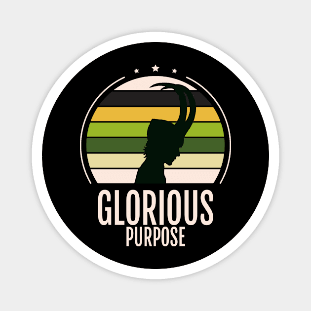 Glorious Purpose Magnet by InTrendSick